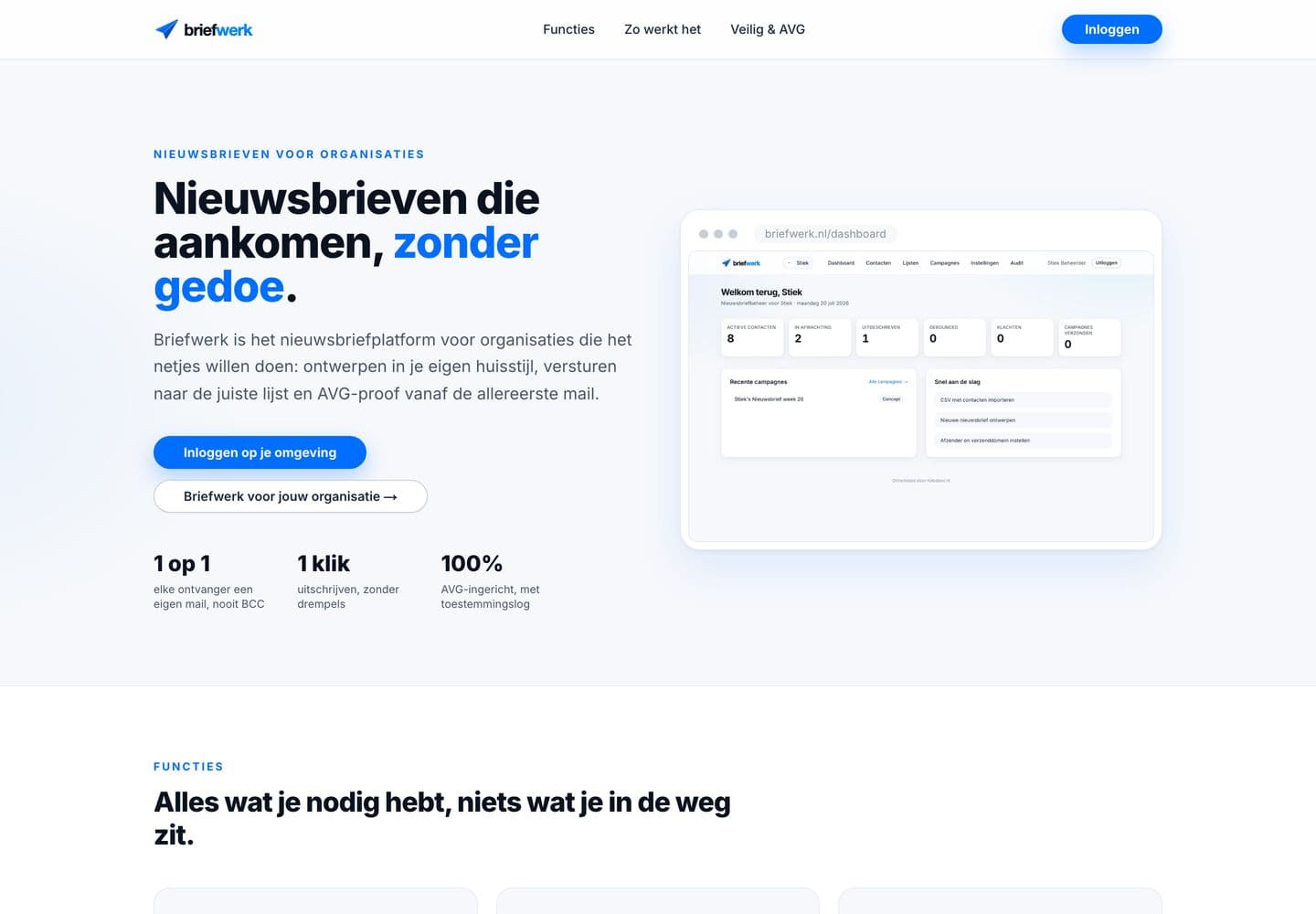 Briefwerk, gebouwd door Kebdanii